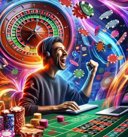 Pemain bulu tangkis profesional di arena pertandingan